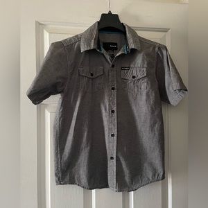 Hurley boys button down shirt !